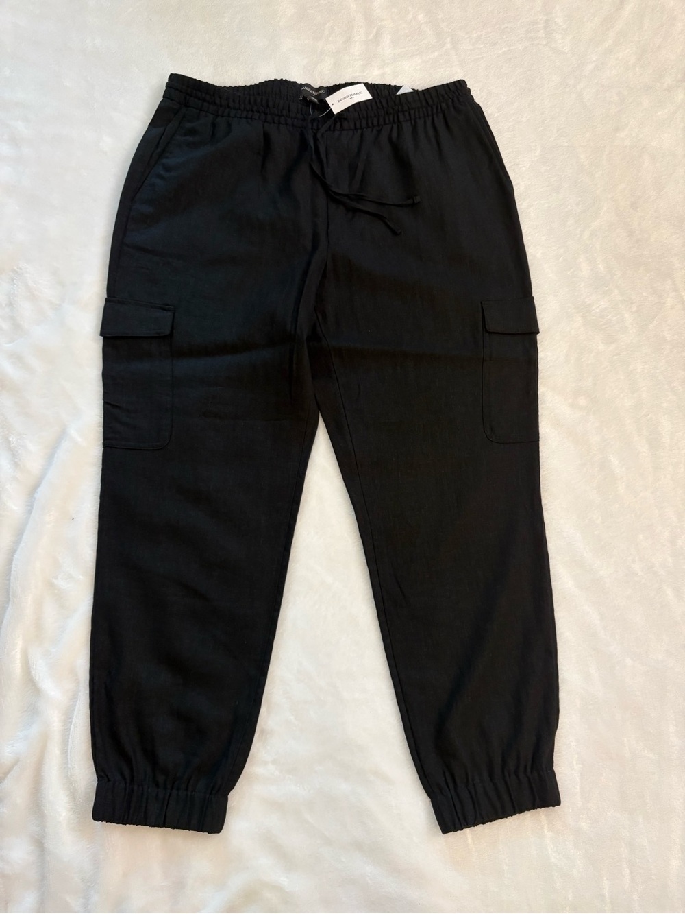Banana Republic Black Women's Cargo Jogger Pants